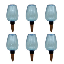 6Pcs Plant Watering Globes Automatic-blue rose percolator