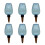 6Pcs Plant Watering Globes Automatic-blue rose percolator 1