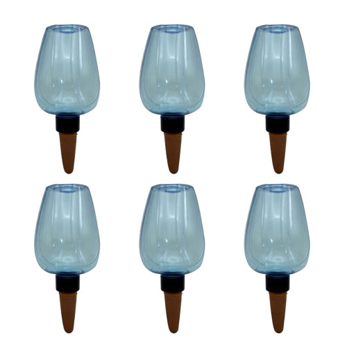 6Pcs Plant Watering Globes Automatic-blue rose percolator