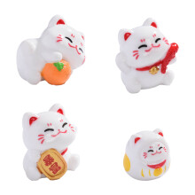Creative Lucky Cats Figurine Desktop Car Decoration For Home