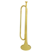 B Flat Student Trumpet for Beginners with Precision Valve Action and Rich Resonant Sound, Elegant Brass Finish
