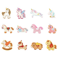 Creative Zodiacs Horse Stickerei-Aufkleber-Set mit 12 Stück für
