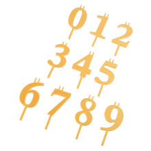 Elegant Digital Birthday Cake Candle Holder Number Cake-A 1