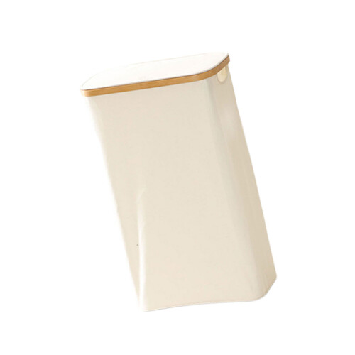 Stylish Foldable Dirty Clothes Bin Ideal For Bathroom And-White