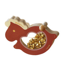 Rocking Horses Statues Sculptures Lucky Horse Figurines-Red