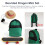 Skateboard Tiny Schoolbag Straw Hat for Pet Puppets-Green 7