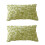 2pcs Comfortable Short Fleece Pillow instances With-Green 30cm 1