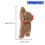 Creative Car Hanging Tissue Holder Napkin Organizer Soft-brown 4