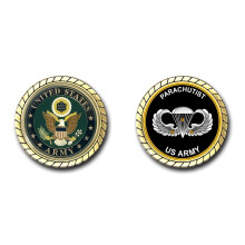 Parachutist Badge Challenge Coin 1.5 Inch Double‑Sided Durable Metal Collectible Gift