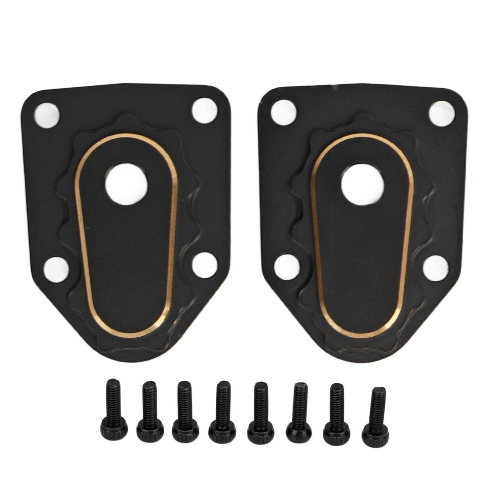 Brass Portal And Steering Knuckle Covers For Axial Utb18 Capra Rc Rock Crawler, Glossy Heavy Duty Black 9455672915175