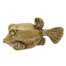 Handgemaakte Retros Brasses Tea Pet Pufferfishes-1 stuks