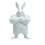 Distinct Exercise Rabbit Statue Artistic 3D Printed Collectible 1