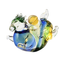 Glass Horse Statues Glass Art Animal Sculptures Zodiacs-color