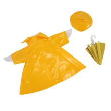 Gelbgrüne Gänse-Regen-Outfits, 23 Zoll, Dreierpack,-Orange