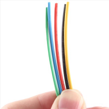 Kit com 55 m de tubo termorretrátil em 11 tamanhos diferentes, colorido, para revestimento de fios e cabos.