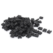 120 peças Conectores de derivação curtos mini jumper padrão para PCB de 2,54 mm
