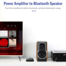 Bluetooth 5.2 Audio Receiver 3.5mm AUX Jack Stereo Music Wireless Adap