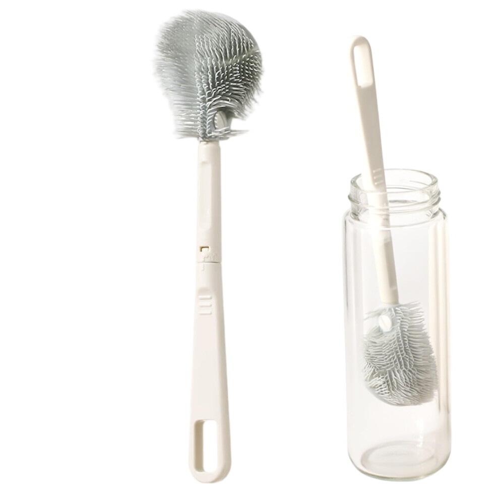 Bottle Cleaning Brush 360 Rotating Dense Bristles with Long Handle for Water and Baby Bottles