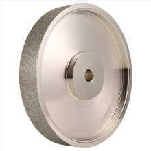 Disco de desbaste diamantado de 6 polegadas de diâmetro x 1 polegada de largura, com eixo de 1/2 polegada.