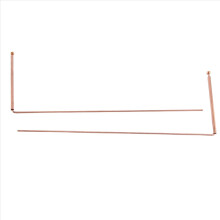 Copper Dowsing Rod Pure 2PCS Divining Rods - for Water, Treasure(B)