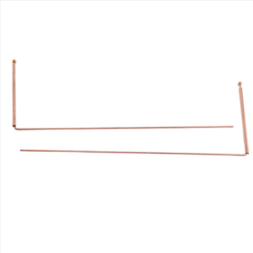 Copper Dowsing Rod Pure 2PCS Divining Rods - for Water, Treasure(B)