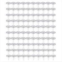 100Pack Ceiling Hooks Adhesive Removable Wall Hanger, 2cm Disc Sticky