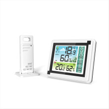 Touch Screen Weather Station with Wireless Sensor, Alarm Clock, Thermo