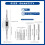 10Pcs Micro-Taps Bit Small Hand Screw Thread Taps M1-M3.5 HSS Mini Met 9