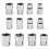 12pcs 3/8Inch Driver Deep Long Sockets Set 10mm Square Hole 8 9 10 11 1