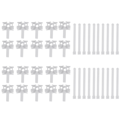 Vertical Blind Repair Carrier with Stem Blinds Kit White Replacement P 2