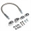 Coolant Steam Crossover Hose High Performance Easy Install Replacement 1