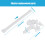Vertical Blind Repair Carrier with Stem Blinds Kit White Replacement P 6