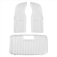 3Pcs Car Crystal Clear Interior Map Dome Light Reading Cover for 2010