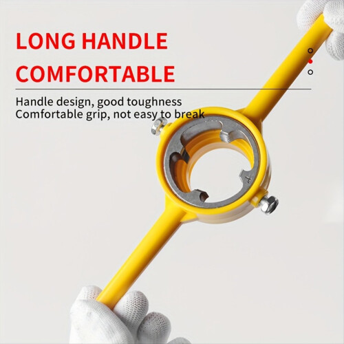 6Pcs PVC Thread Maker Tool, Pipe Threader Plumbing Tool Kit, Reusable 2
