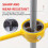 6Pcs PVC Thread Maker Tool, Pipe Threader Plumbing Tool Kit, Reusable 7