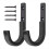 4PCS Metal Wall-Mounted J Hook Tool Storage Racks are Suitable for Hou 4