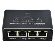 Gigabit Network Splitter 1-To-4 Cable RJ45 Port Ethernet Suitable for