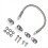 Coolant Steam Crossover Hose High Performance Easy Install Replacement 3