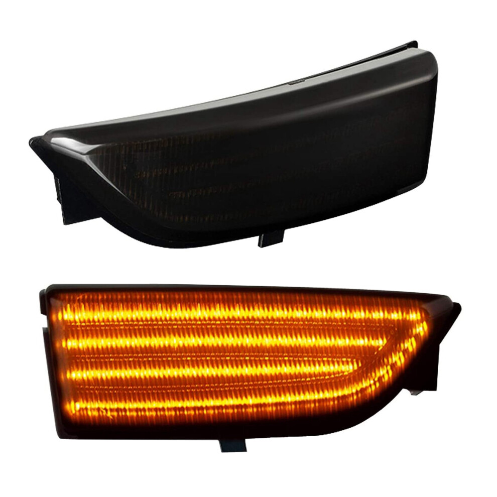 Car Dynamic Led Turn Signal Rearview Mirror Lights Blinker For Everest 2015-2019 Ranger T6 Raptor Wildtrak Smoke 6032950601130