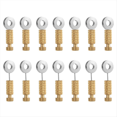 14Pcs Leather Positioning Needles, Suture Needle Locking Pins Leatherc