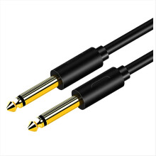 Cable de audio con conector jack de 6,5 mm, PVC, macho de 6,35 mm a auxiliar para amplificador/mezclador de guitarra