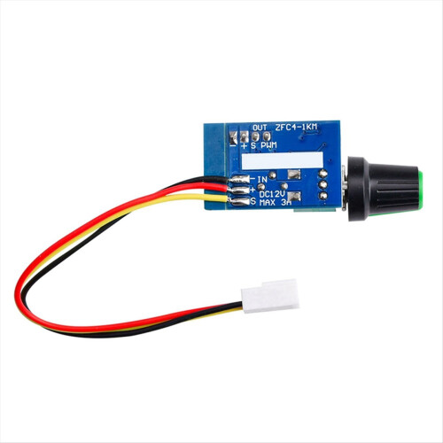 DC12V 4P PWM Fan Speed Controller with Knob CPU Case Control Switch No 2