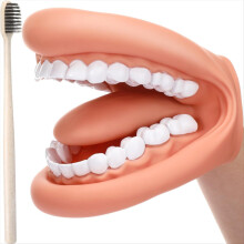 pezzo Burattino per la bocca con lingua e denti Modello dentale manuale Spazzolino da denti per B