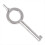 American Style Universal Flat Key Blank, Special Handcuff Lock Key, Al 3