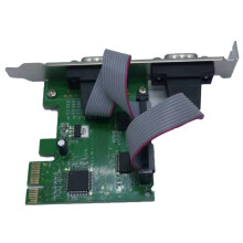 PCIe-zu-zwei-Seriell-RS232-Schnittstelle Industrieller Steuerungscomputer E