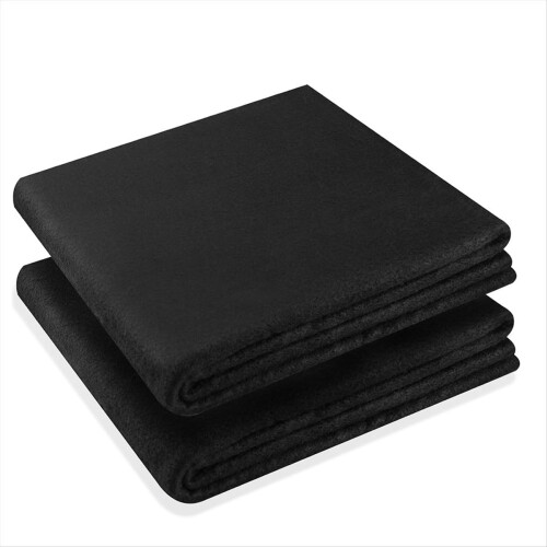 Manta de soldagem de feltro de carbono à prova de fogo - Pacote com 2 unidades de 20x36 polegadas resistente ao calor 1