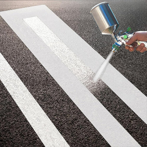 Estêncil de linhas para estacionamento, 12x92,5 polegadas, dobrável, reto, para pavimento. 1