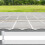 Estêncil de linhas para estacionamento, 12x92,5 polegadas, dobrável, reto, para pavimento. 3