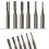 Conjunto de 6 brocas cilíndricas para joalheria - Haste de 3/32 polegadas - Broca de corte cilíndrica 5