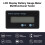 Moniteur de capacité de batterie LCD étanche, 12V/24V/36V/48V 8